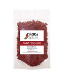 4oz Annatto Seeds - Heat-Sealed Resealable Bag by 1400s Spices - Buy Online on GoSupps.com