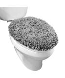Gorilla Grip Shag Chenille Bathroom Toilet Lid Cover, Machine Wash, Ultra Soft Plush Seat Covers, Large Fabric Covers, 19.5x18.5, Fits Standard Toilet Lids, Bath Room Accessories and Decor, Gray 18.5" x 19.5" Gray - Buy Online on GoSupps.com