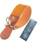 DanNuo Straight Razor Strops with Dual Leather Strops and Sharpening Stone - Barber Hair Removal Shaving Sharpener - Buy Online on GoSupps.com
