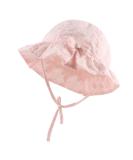 XIAOHAWANG Baby Girl Sun Hat - Embroidered Flowers Toddler Bucket Hat for Infant Girls 1-2 Years - Pink Bow - Buy Online on GoSupps.com