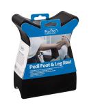 ForPro Portable Pedi Foot & Leg Rest - Black | 5.75 W x 2.75 D x 7.5 H - Buy Online on GoSupps.com