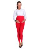 SOFTSAIL Women's Maternity Leggings | Thick Cotton Fleece Pants | Red PREG28-18 - Buy Online on GoSupps.com