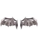 FRCOLOR Gothic Metal Bat Wings Hair Clip 2pcs for Halloween Party Costume - Silver - Buy Online on GoSupps.com
