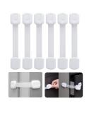 Child Safety Lock Set for Closets & Drawers | 6-Piece Baby Locking Cabinet Kit | No Drill Installation | Strong Adhesive | White - Buy Online on GoSupps.com