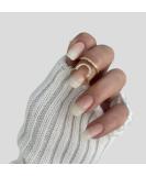 Zaubern gel4Home: UV Nail Foils & Semi-Cured Gel Wraps - Babyboomer Nude for Stunning Home Manicures - Buy Online on GoSupps.com