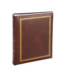 Classic 6x4 Photo Album - Easy Fill Slip-in Design | Store 200 Pictures | Traditional Book Bound Fotoalbum in Brown | Perfect Gift for Family & Friends - Buy Online on GoSupps.com