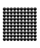 68 Cal Paintballs Jawbreaker Solid Balls - Self Defense Nylon, Less Lethal Practice Paintballs .68 Caliber - Black (100 Count) 3.5 Gram
