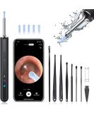 1080P Ear Camera Ear Wax Removal Kit with 7 Picks | Ear Cleaner for iOS & Android - Black - Buy Online on GoSupps.com