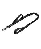 OneTigris Spring Loaded Dog Leash Nylon with Holding Loops Length 85.1 cm - 118.1 cm Black - Buy Online on GoSupps.com