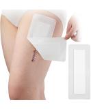 Waterproof Adhesive Island Wound Dressings - Breathable Bordered Gauze for Knee Replacement | Non-Stick Bandage Patches (4x12 Inches Pack of 10) - Ideal for Hip Shoulder Back Elbow & Abdominal Surgery - Buy Online on GoSupps.com
