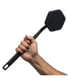 Tooletries - Back Scrubber - Exfoliates & Deep Cleans - Silicone Shower & Bath Body Brush with Long Handle and Bespoke Bristles - Bathroom & Hygiene Accessory - Charcoal - Buy Online on GoSupps.com