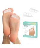 Welnove Hammer Toe Straightener & Corrector for Women - 8 Pcs Soft Cushions for Bent & Crooked Toes - Adjustable 3 Loop Design - Buy Online on GoSupps.com