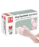 Disposable Gloves, Squish Clear Vinyl Gloves Latex Free Powder-Free Glove Health Gloves for Kitchen Cooking Food Handling, 100PCS/Box, Medium Clear 100 - Buy Online on GoSupps.com