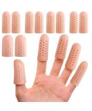 Cogana Gel Fingerlings - Breathable Silicone Fingertips for Trigger Fingers Hand Eczema Blisters & Arthritis (Beige) | International Shipping - Buy Online on GoSupps.com