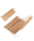 ANCLLO Cotton Swabs 500pcs | Pointed Wooden Handle for Makeup & Cosmetics | Ideal for Earrings & Beauty Care - Buy Online on GoSupps.com