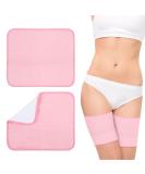 Bekecidi Castor Oil Pack Set - 2 Reusable Organic Wraps for Legs | Pink Diacoal Oil Packs for Thighs Calves | Massage Relaxation Muscle Pain Relief & Inflammation Treatment - Buy Online on GoSupps.com