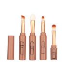 4-in-1 Telescopic Makeup Brush Set | Mini Bearable Lip & Eyebrow Blending Brushes for Flawless Cosmetics - Buy Online on GoSupps.com