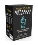 Mysmile Retainer Cleaner - 120 Tablets for Aligner, Invisalign, Mouth Guard, Night Guard - Removes Plaque, Odors, Stains - Dental Hygiene Solution (Pack of 1) - Buy Online on GoSupps.com