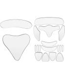 Reusable Silicone Pad Set for Face & Neck - 18 Pieces Wrinkle Patches for Forehead Eyes and Mouth - International Shipping Available - Buy Online on GoSupps.com