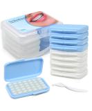 BVN Braces Wax - 10 Boxes of Dental Wax for Braces Relief | Orthodontic Tooth Wax 50 Strips per Box - Blue & White - Buy Online on GoSupps.com