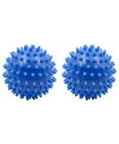 NUZAMAS 2 Pack Massage Balls - Trigger Point Foot Massager & Spiked Roller for Sore Muscles - Pressure Point Relief Tool (Blue) - Buy Online on GoSupps.com