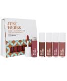 Just Herbs Organic Liquid Lipstick Kit Set of 5 Hydrating & Lightweight Lip Color - Paraben & Silicon Free - 1.6 fl oz. (Nudes & Browns) - Buy Online on GoSupps.com