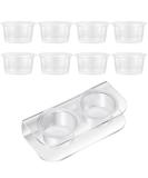 NA Reptile Feeding Ledge with 10 Pcs Water Food Bowl Feeding Dish Gecko Feeder Bowls for Bearded Dragon Turtles Guana Tortoises - Buy Online on GoSupps.com