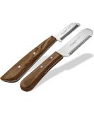 Premium Trimmeters Set for Dogs & Cats | 2-Part Fur Care Comb & Stainless Steel Undercoat Knife - Buy Online on GoSupps.com