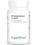 Supersmart Bifidobacterium Longum 75 mg Probiotics | Intestinal Health & Flora | Non-GMO & Gluten-Free | 60 Capsules - Buy Online on GoSupps.com