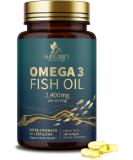 Nature's Nutrition Omega 3 Fish Oil 2400 Mg  - Lemon  - Buy Online on GoSupps.com