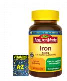 Nature Made Iron 65 mg Tablets | Red Blood Cell Support | 365 Day Supply - Buy Online on GoSupps.com