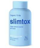 Slimtox Organic 15 Day Colon Cleanse & Detox - Flat Stomach Reduce Bloat Constipation Relief & Probiotics for Boosted Energy - Buy Online on GoSupps.com