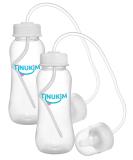 Tinukim iFeed 9 Ounce Self Feeding Baby Bottle with Tube - Handless Anti-Colic Nursing System White - 2-Pack 9 Ounce White - Buy Online on GoSupps.com