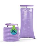 FifthPulse Disposable Lavender Emesis Bags - 10 Pack for Kids & Adults | Travel Vomit Bags for Motion Sickness Pregnancy & Nausea - Ideal for Car & Airplane - Buy Online on GoSupps.com