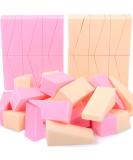 48 Pieces Makeup Sponge Blender For Face Curve Blending, Teenitor Latex Free, Small Wedge Shaped Smooth Apply Beauty Sponge Applicator For Liquid Cream Foundation Halloween Costume Festival Makeup pink+skin - Buy Online on GoSupps.com