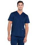 Cherokee V- Neck Men's Scrubs Top with Pockets WW670 Medium Navy - Buy Online on GoSupps.com