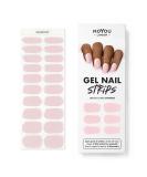 MOYOU LONDON Semi Cured Gel Nail Wraps 20 Pcs Gel Nail Polish Strips for Salon-Quality Manicure Set with Nail File & Wooden Cuticle Stick (UV/LED Lamp Required) - Rose Quarts - Buy Online on GoSupps.com