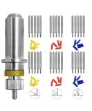 30 pcs (30/45/60 Degree) AFUNTA Blade Vinyl Cutter Plotter Cutting Blades for Roland & Most Domestic and Imported Plotter with Blade Holder Base - Buy Online on GoSupps.com