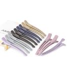 Aimike 12PCS Sectioning Hair Clips - Anti-Slip Salon Crocodile Clips in Morandi Colors - Buy Online on GoSupps.com