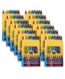 Trail maker 12 Pack Crayons - Wholesale Bundle of 120 Bright Wax Coloring Crayons - Buy Online on GoSupps.com