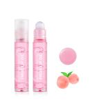 Fujiuia Clear Lip Gloss - Peach Flavored Long Lasting Moisturizing Lip Glaze 0.10 Fl Oz - Buy Online on GoSupps.com