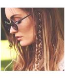 YHEAKNE Boho Tribal Circle Hair Ring Set | Gold Braid Rings & Dreadlock Decorations for Women & Girls - Buy Online on GoSupps.com