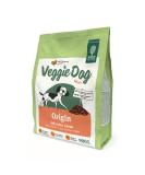 Green Petfood Veggiedog Origin (5 x 900 g) vegetarian dog food with red lens and gluten -free recipe sustainable dry food for adult dogs also suitable as a dog elecker 900 g (5 Pack) - Buy Online on GoSupps.com