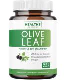 Super Strength Non-GMO Olive Leaf Extract - 750mg - 120 Capsules - Immune Support & Skin Health Supplement with 20% Oleuropein - Vegetarian Formula - Powerful Antioxidants - Buy Online on GoSupps.com