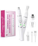 2023 LONFANTAR Rechargeable Nose Hair Trimmer for Women and Men - Professional 2 in 1 Painless Facial & Eyebrow Trimmer with USB Charging - Powerful Motor, Low Noise - Buy Online on GoSupps.com