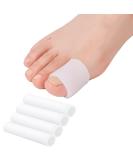 Gel Big Toe Sleeves 4 Pack - Cushion Pads for Pain Relief from Corns Blisters Calluses & Hammer Toes - Buy Online on GoSupps.com