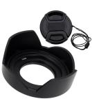 Fotodiox Reversible Lens Hood Kit for Sony E PZ 16-50mm F3.5-5.6 OSS - Tulip Flower Hood w/ Cap - Compatible with Sony E-Mount Power Zoom Lens - Buy Online on GoSupps.com