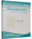 Sterile Silver Alginate 4.25 x 4.25 Wound Dressings - Pack of 5 from Areza Medical - Buy Online on GoSupps.com