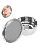 Universal Stainless Steel Shaving Soap Bowl with Lid | Perfect for All Shaving Soaps | Durable Men's Grooming Essential - Buy Online on GoSupps.com