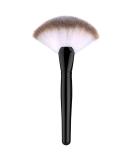 Fan Makeup Brush, Luxspire Professional Highlighting Make Up Brush Blush Bronzer Cheekbones Brush, Single Large Soft & Dense Face Bulsh Powder Foundation Brushes Make Up Tool, Black - Buy Online on GoSupps.com